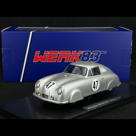 B81 1:43 WELLY PORSCHE 356 SL LE MANS 1951 #46 PORSCHE MUSEUM MET. GREY MIB | UK