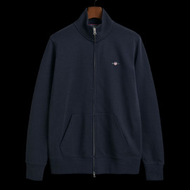 Gant Jacket Zipped Sweatshirt Evening blue 2008006-433 - men