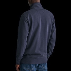 Gant Jacke Sweatshirt mit Reißverschluss Nachtblau 2008006-433 - Herren