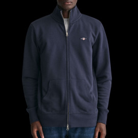 Gant Jacket Zipped Sweatshirt Evening blue 2008006-433 - men