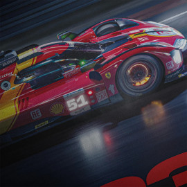 Poster Ferrari 499P n° 50 Sieger 24h Le Mans 2023 - 100th Anniversary - Collector's Edition