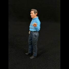 Figurine Carroll Shelby blue pants / shirt Diorama 24h Le Mans 1966 1/18 Le Mans Miniatures FLM118046-P1