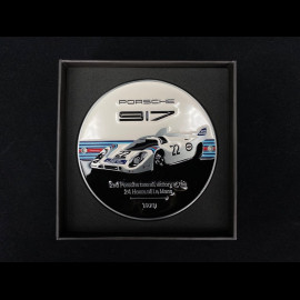 Set of 2 Grille badge Porsche 917 n° 23 1970 Le Mans victory 50 years anniversary + n° 22 Martini Le Mans 1971