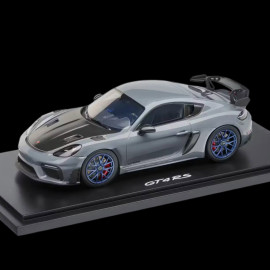 Porsche 718 Cayman GT4 RS Type 982 2022 Arctic Grey 1/18 Spark WAP0214010PGT1