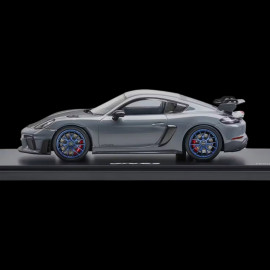 Porsche 718 Cayman GT4 RS Type 982 2022 Arctic Grey 1/18 Spark WAP0214010PGT1