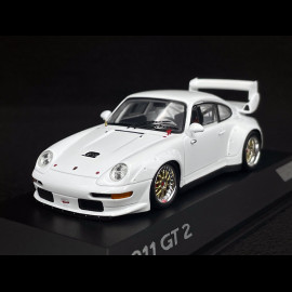 Porsche 911 GT2 Type 993 1995 Firn white 1/43 Spark WAP0202120RGT2