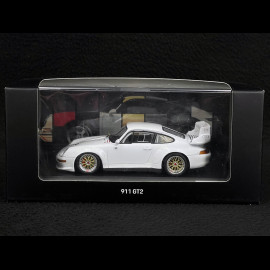 Porsche 911 GT2 Type 993 1995 Firn white 1/43 Spark WAP0202120RGT2