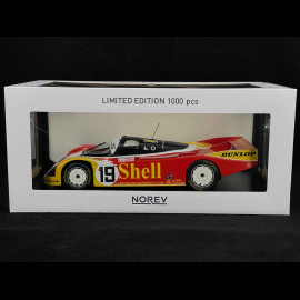 Porsche 962C Nr 19 Platz 6. 24h Le Mans 1988 Porsche AG Shell 1/18 Norev 187415