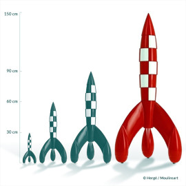 Tim und Struppi Rakete - Reiseziel Mond / Schritte auf dem Mond Resin 150 cm 46999