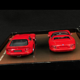 Dodge Viper & Dodge Viper GTS 1993 Set Red 1/43 Minichamps 436144000