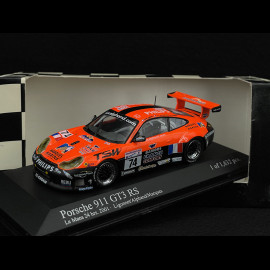 Porsche 911 GT3 RS Type 996 n° 74 24h Le Mans 2001 1/43 Minichamps 400016974