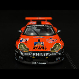 Porsche 911 GT3 RS Typ 996 n° 74 24h Le Mans 2001 1/43 Minichamps 400016974