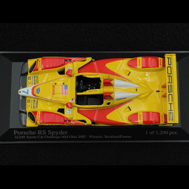 Porsche RS Spyder n° 7 Winner ALMS Sport Car Challenge Mid-Ohio 2007 1/43 Minichamps 400076697