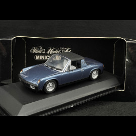 Porsche 914 /4 1973 Marathon Blue 1/43 Minichamps 430065650