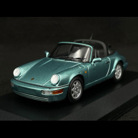 Porsche 911 Targa Type 964 1991 Metallic Green 1/43 Minichamps 940061364
