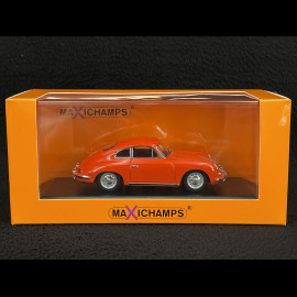 Porsche 356 B Coupe 1961 Orange 1/43 Minichamps 940064304