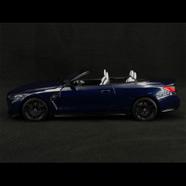 BMW M4 Cabriolet 2020 Metallic Blue 1/18 Minichamps 110021031