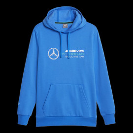Mercedes AMG hooded sweatshirt F1 Team Petronas Puma Ultra blue 621159-08 - men