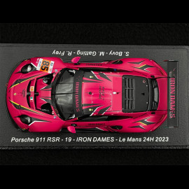 Porsche 911 RSR-19 Type 991 n° 85 Iron Dames 24h Le Mans 2023 1/43 Spark S8766