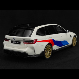 BMW M3 M-Performance Touring SW 2021 Weiß / Blau / Rot 1/18 Top Speed TS0490