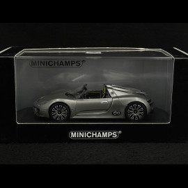 Porsche 918 Spyder 2010 Metallic Grey 1/43 Minichamps 410060030