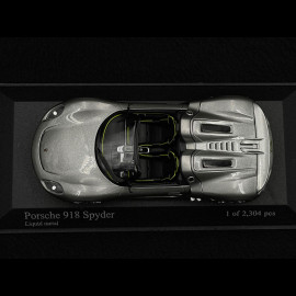 Porsche 918 Spyder 2010 Metallic Grau 1/43 Minichamps 410060030