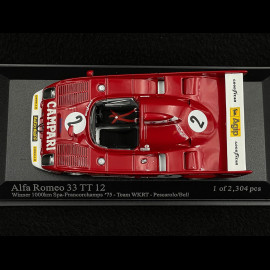 Alfa Romeo 33 TT 12 n° 2 Sieger Spa-Francorchamps 1975 1/43 Minichamps 400751202