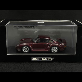 Porsche 959 1987 Metallic Red 1/43 Minichamps 400062525