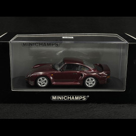 Porsche 959 1987 Metallic Rot 1/43 Minichamps 400062525