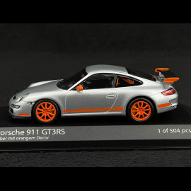 Porsche 911 GT3 RS Type 997 2006 Silber 1/43 Minichamps 403066013