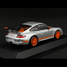 Porsche 911 GT3 RS Type 997 2006 Silber 1/43 Minichamps 403066013