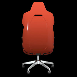 Bürostuhl / Gaming-Stuhl Design by Studio F.A. Porsche Leder / Aluminium Orange ARGENT E700