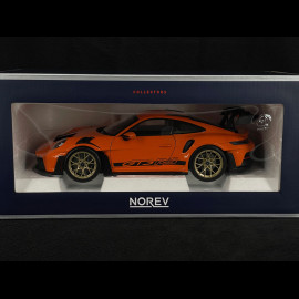 Porsche 911 GT3 RS Type 992 2022 Gulforange 1/18 Norev 187360