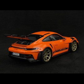 Porsche 911 GT3 RS Type 992 2022 Gulforange 1/18 Norev 187360