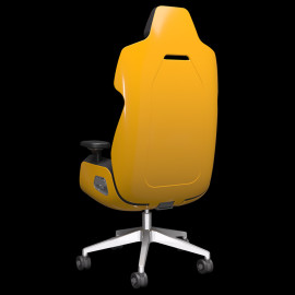 Bürostuhl / Gaming-Stuhl Design by Studio F.A. Porsche Leder / Aluminium Gelb ARGENT E700
