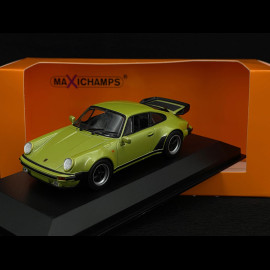 Porsche 911 Turbo 3.3 Typ 930 1977 Green Metallic 1/43 Minichamps 94009002