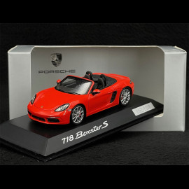 Porsche 718 Boxster S Type 982 2016 Lavaorange 1/43 Minichamps WAP0202050G