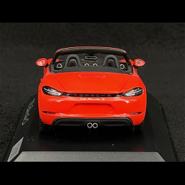 Porsche 718 Boxster S Type 982 2016 Lavaorange 1/43 Minichamps WAP0202050G