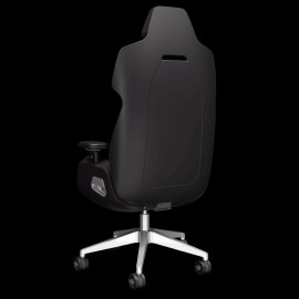 Office Chair / Gaming Chair Design by Studio F.A. Porsche Leather / Aluminum Black ARGENT E700