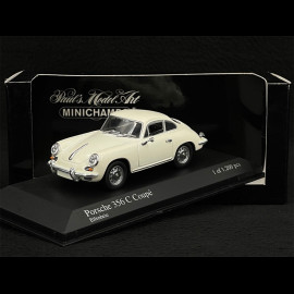 Porsche 356 C Coupé 1965 Elfenbein 1/43 Minichamps 430062325