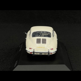 Porsche 356 C Coupé 1965 Ivory White 1/43 Minichamps 430062325