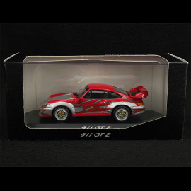 Porsche 911 GT2 Type 993 1995 Silber / Rot 1/43 Minichamps WAP020018