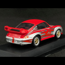 Porsche 911 GT2 Type 993 1995 Silber / Rot 1/43 Minichamps WAP020018