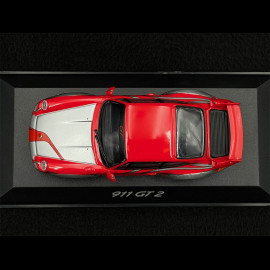 Porsche 911 GT2 Type 993 1995 Silber / Rot 1/43 Minichamps WAP020018