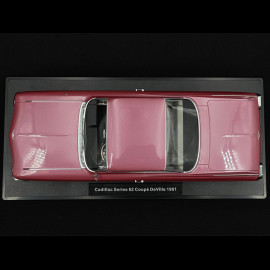Cadillac Deville 62 Coupe 1961 Fontana Pink Metallic 1/18 KK Scale KKDC181254