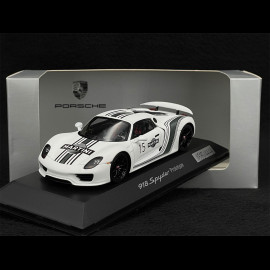Porsche 918 Spyder Prototype Martini n° 15 white 1/43 Spark WAP0201060D