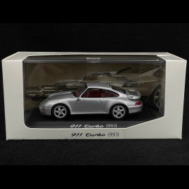 Porsche 911 Turbo Typ 993 Silber Grau 1/43 Minichamps WAP02006910