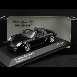 Porsche Boxster S 987 2005 schwarz 1/43 Minichamps 400065630