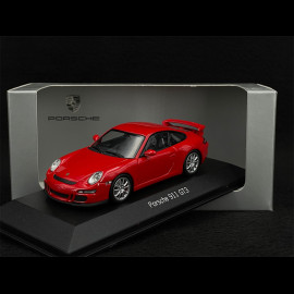 Porsche 911 GT3 Type 997 2007 Indischrot 1/43 Minichamps WAP020SET17