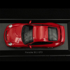 Porsche 911 GT3 Type 997 2007 Indischrot 1/43 Minichamps WAP020SET17